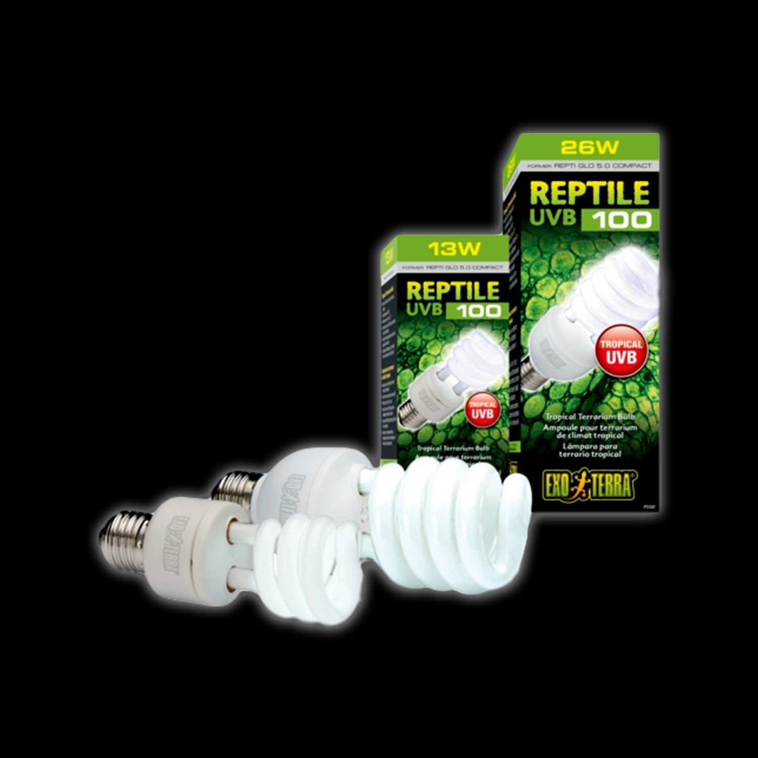 Exo Terra Reptile UVB 100 - Tropical Terrarium Bulb