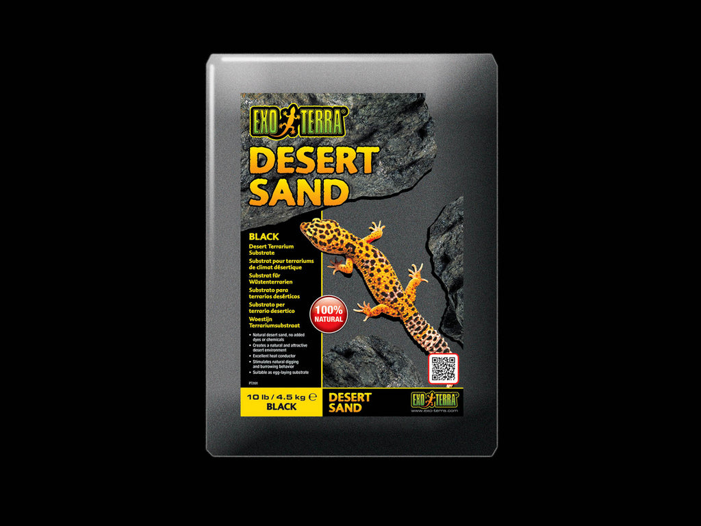 Exo Terra Desert Sand - Black - 10 lb (4.5 kg) – Wilbanks Captive