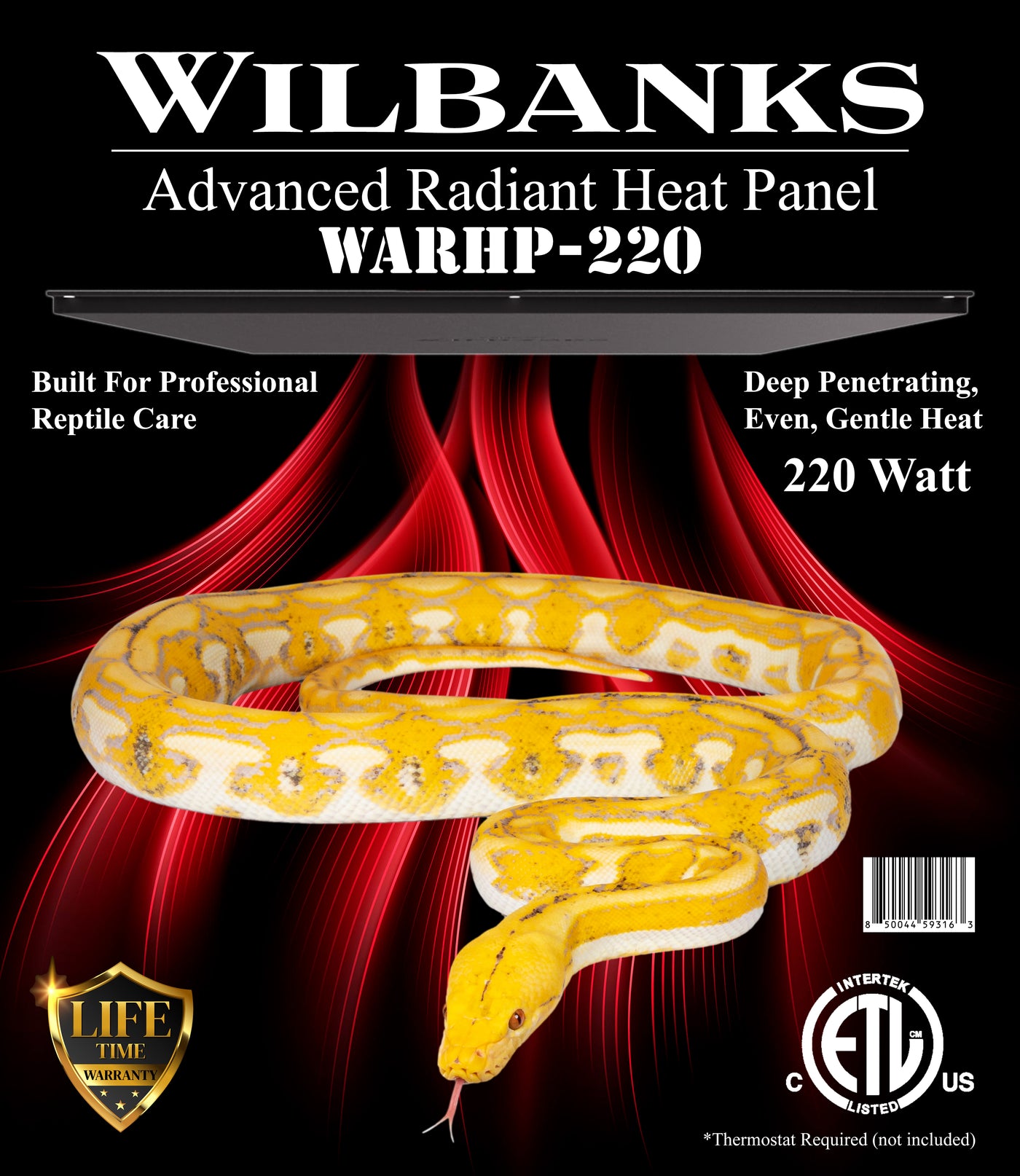Wilbanks Advanced Radiant Heat Panel – WARHP-220 (220 Watts)