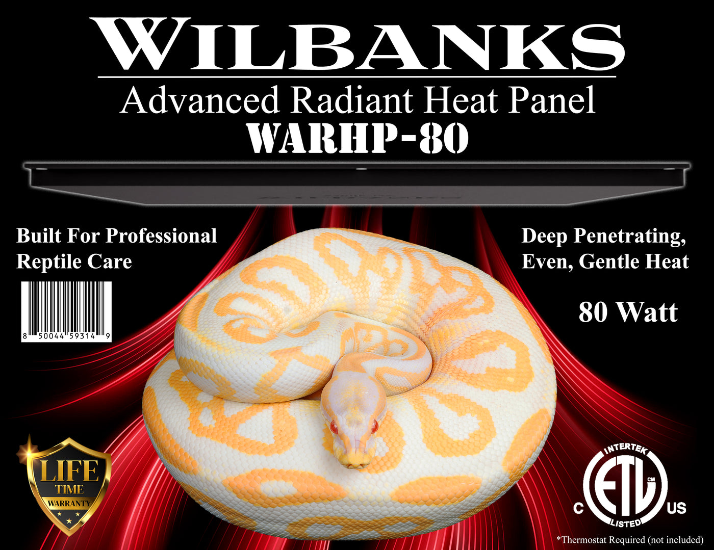 Wilbanks Advanced Radiant Heat Panel – WARHP-80 (80 Watts)
