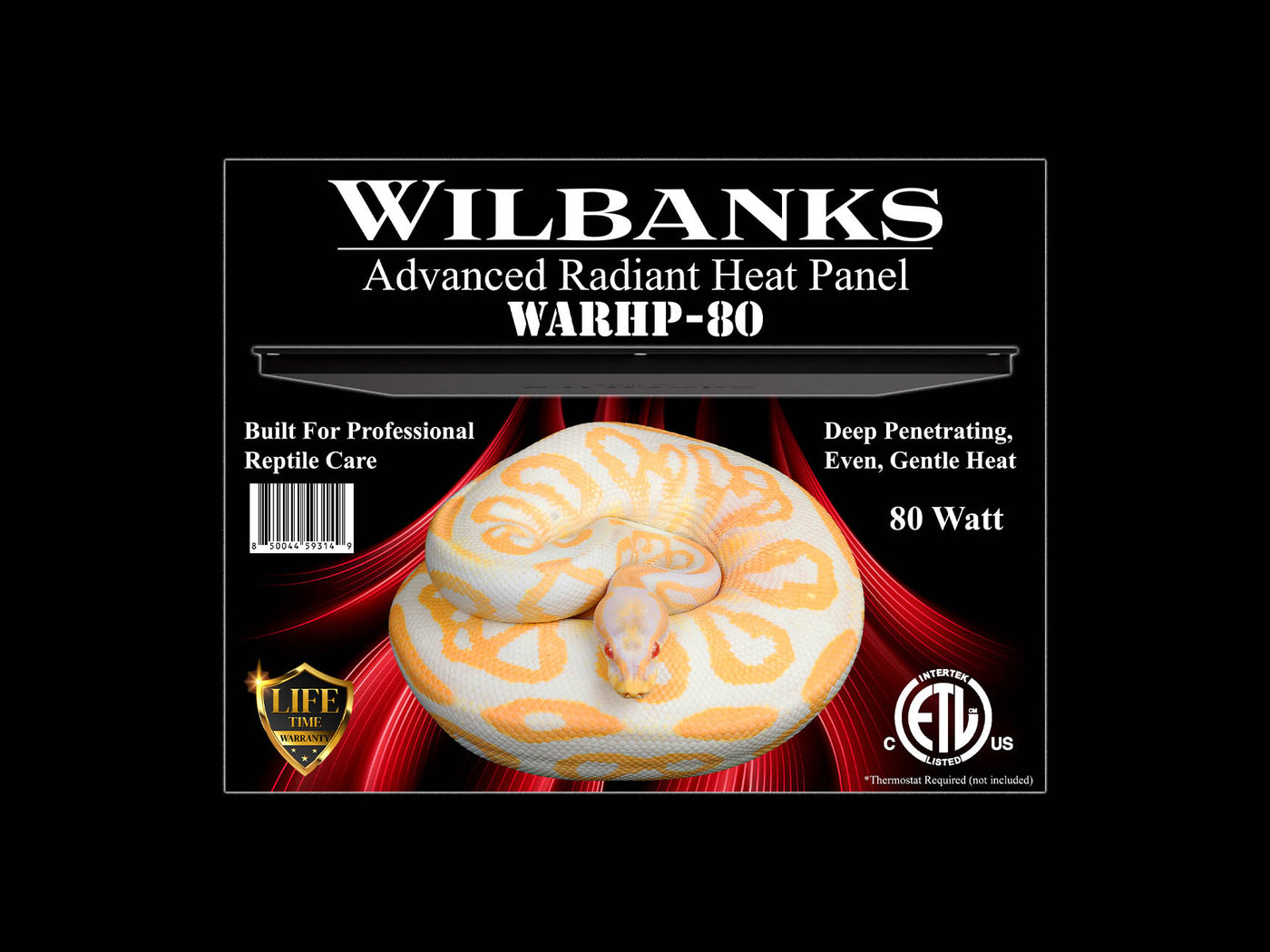 Wilbanks Advanced Radiant Heat Panel – WARHP-80 (80 Watts) ETL Certified