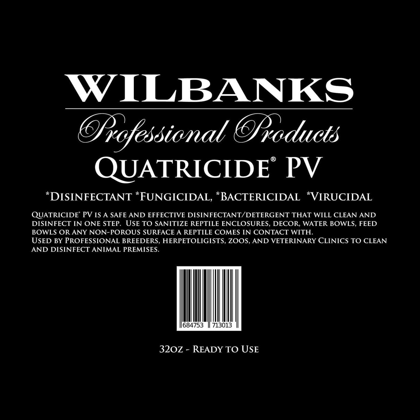 Quatricide PV Disinfectant - Wilbanks Professional