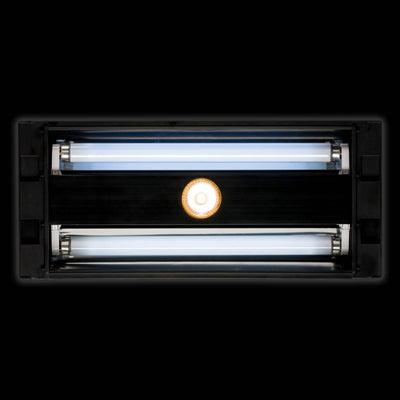 Exo Terra 18 inch Dual Top Fluorescent & Halogen Terrarium Canopy