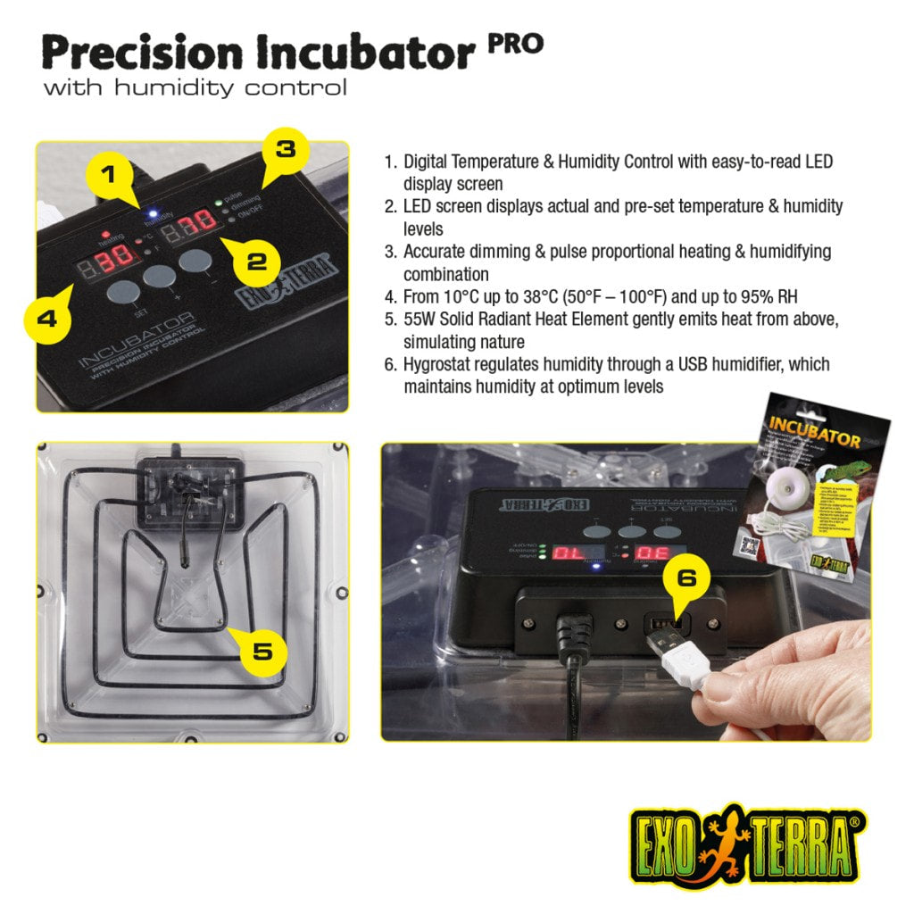 Exo Terra Precision Incubator Pro